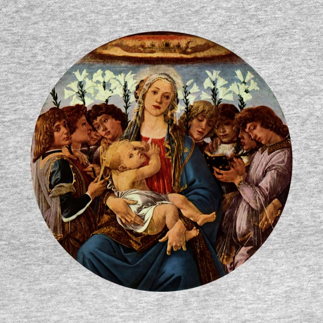 Madonna and Child with Eight Angels by Sandro Botticelli by MasterpieceCafe